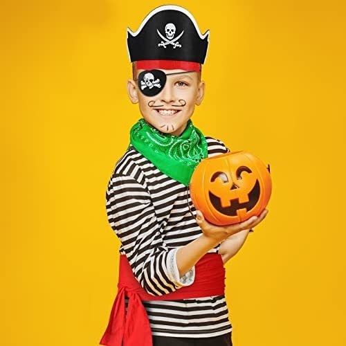Conjunto De Accesorios De Disfraz De Pirata Parches De Ojo D