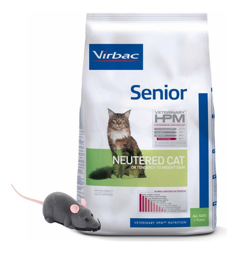 Hpm Cat Senior Neutered Hyper Premium 1. 5 Kg Con Regalo