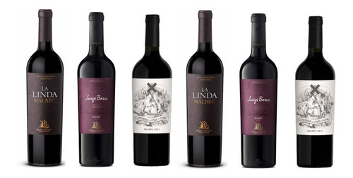Vino Combo 1 Alta Gama 6 Botellas