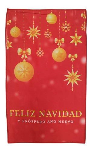Imagen 8 de 10 de Repasador Estampado Navideño Microfibra