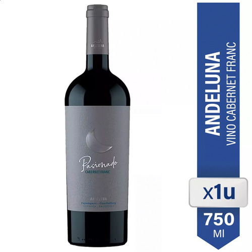 Vino Andeluna Pasionado Cabernet Franc 750ml.