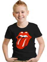 Comprar Remera Niño Negra Rock Internacional Todas Las Bandas 2
