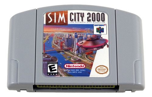 Sim City 2000 Nintendo 64 N64 Jap Cartucho Us