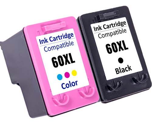 2x Cartucho Compatível Com Hp Deskjet F4480 60xl F4280 C4680