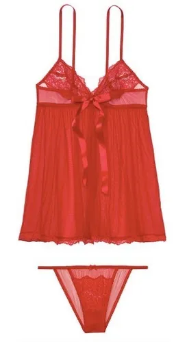 Baby doll victoria secret rojo cheap