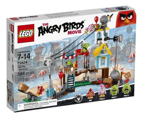 Lego Angry Birds Pig City Teardown 386 Piezas