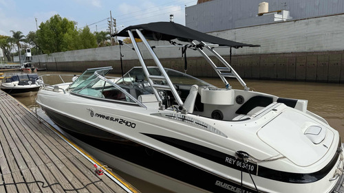Lancha Cuddy Quicksilver 2400 2013 V8 Volvo 320 Hp Duo Prop