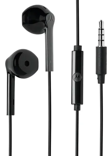 Fone De Ouvido In-ear Motorola Earbuds Com Fio Conector 3.5mm Com...