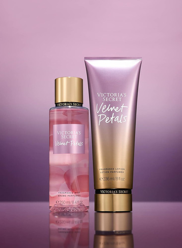 Victoria's Secret Set Velvet Petals De Loción Y Crema