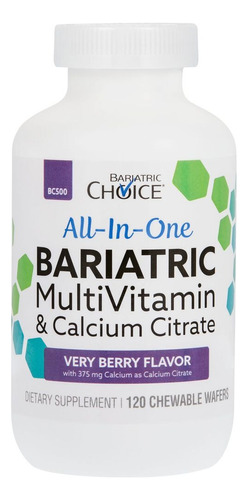 Multivitaminico Bariatrico Bariatrica 120 Unidaides Eg Jj16 Sabor Baya