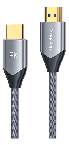 Cable Hdmi De Alta Definición 8k2.1 Ordenador Tv