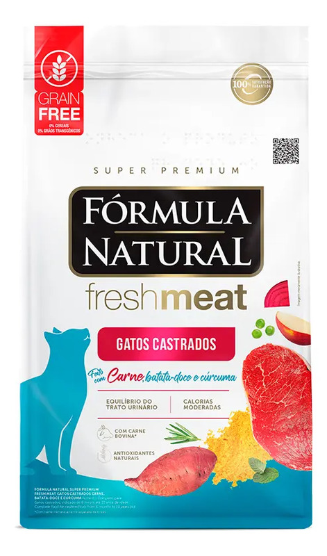 Formula Natural Fresh Meat Gato Castrado 10,1kg