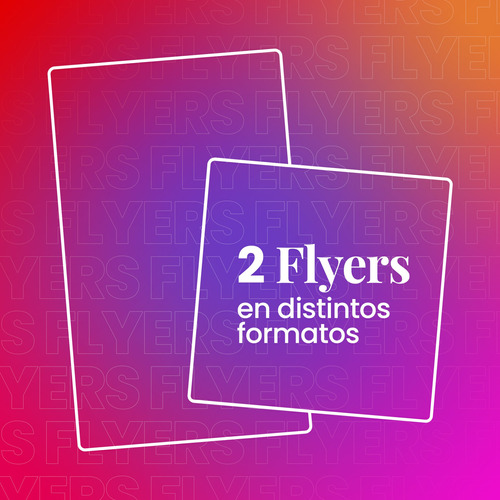 Dos Flyers Para Redes Sociales En Formatos Diferentes