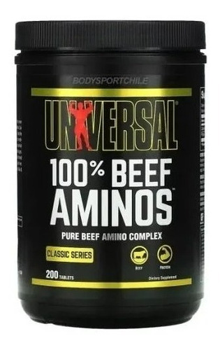 Aminoácidos 100% Beef Aminos Universal 200 Tabs