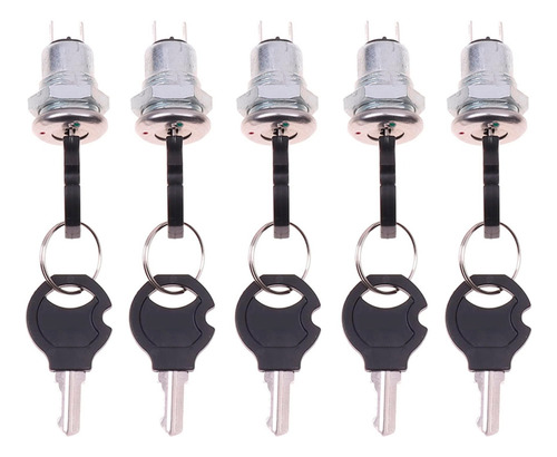 Kit 5 Chapas Interruptor Led + 10 Llaves De Seguridad Ks-01