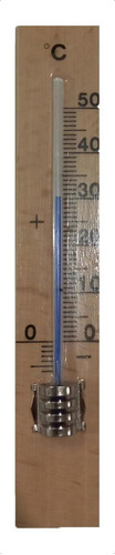 Termometro De Ambiente Temperatura Interior Tfa Madera 15 Cm