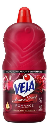 Limpador Perfumado Eficaz Romance Veja Aroma Sense Frasco 2l