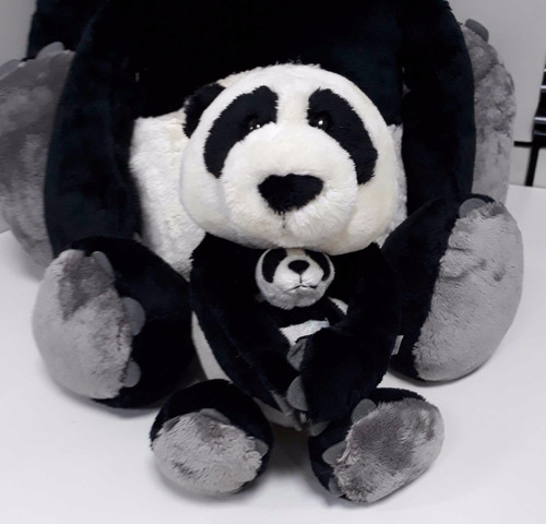 Família Completa Todos Ursos Panda Para Decoração Coleção