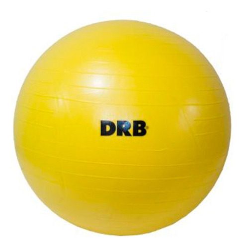 Balon Pelota Gimnasia Yoga 65 Cm, Inflable. Inluye Bombin Color Amarillo