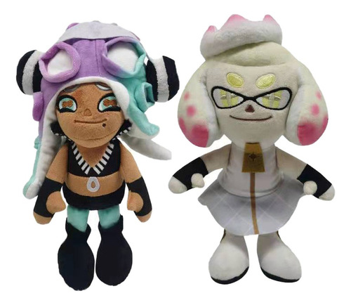 2pcs Switch Splatoon 2 Peluche Muñeca Cumpleaño Regalo 25cm