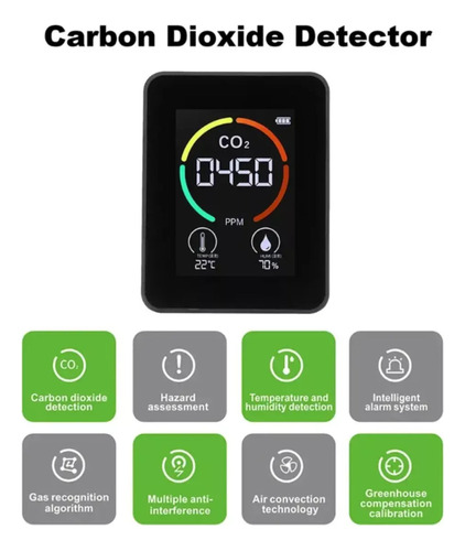 Para Detector De Co2 Aire Calidad Co2 Temperatura Humedad