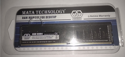 Imagen 2 de 2 de Rápida Memoria Ram Ddr4 Nuevo 8gb 3200 Mhz Para Escritorio