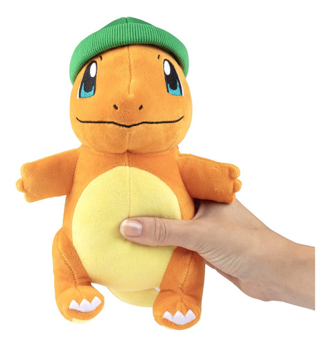 Pokémon - Juguete De Peluche Charmander Navideño De 8 Pulgad