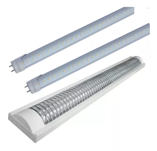  Paquete de 4 tubos LED T5 de 8 W/21 pulgadas que reemplazan el tubo  fluorescente de 13 W para luces debajo del gabinete directamente para  obtener más del 50% de ahorro