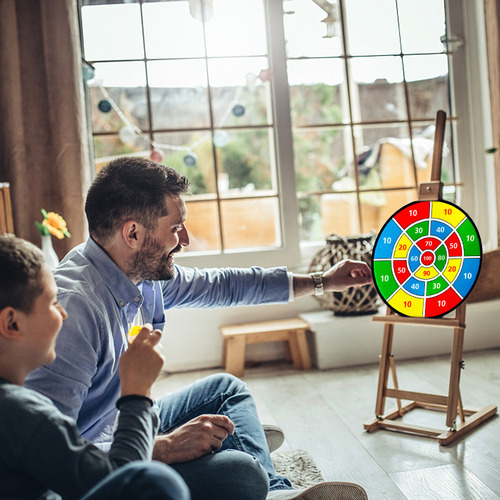Tablero De Dardos Con 8 Bolas Adhesivas For Juegos Deportiv
