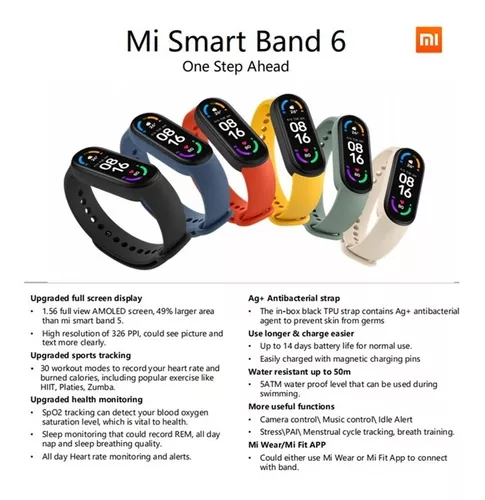 Comprar Pulsera Inteligente Deportiva Smart band 6