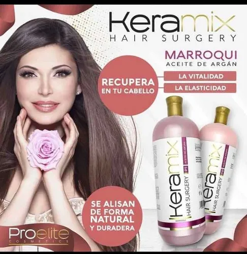 Cirug a Capilar Keramix Alisado Marroqu Aceite De Argan