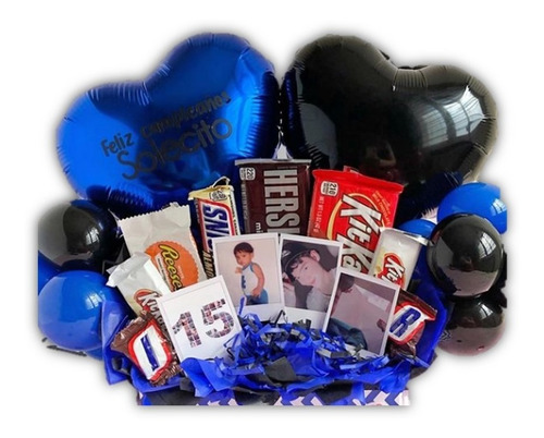 Imagen 5 de 10 de Arreglos Con Globos Cumpleaños Caja Sorpresa Bouquet Caracas