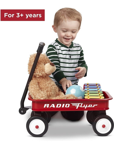 Carrito Montable Radio Flyer 16.5 Retro Toy Wagon