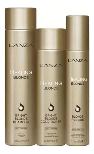  Kit Lanza Healing Blonde Bright 3 Produtos