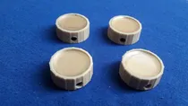 Comprar Botão Knobs Radio Antigo Cor Marfim O4 Peças Original 