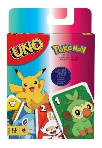 Juego Uno Pokemón