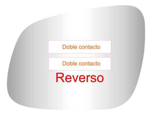 Luneta Espejo Retrovisor Chevrolet Spark Gt 2010-2023 Rh (Usado)