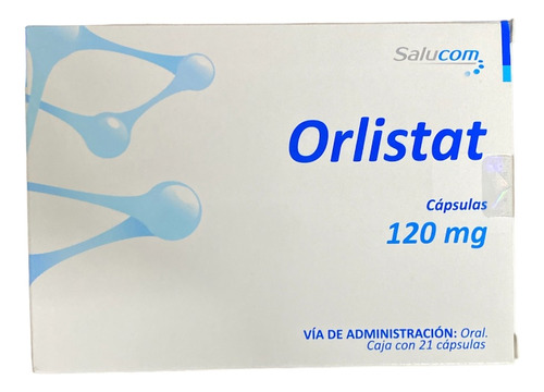 Salucom Orlistat Control De Peso 120mg 21 Capsulas