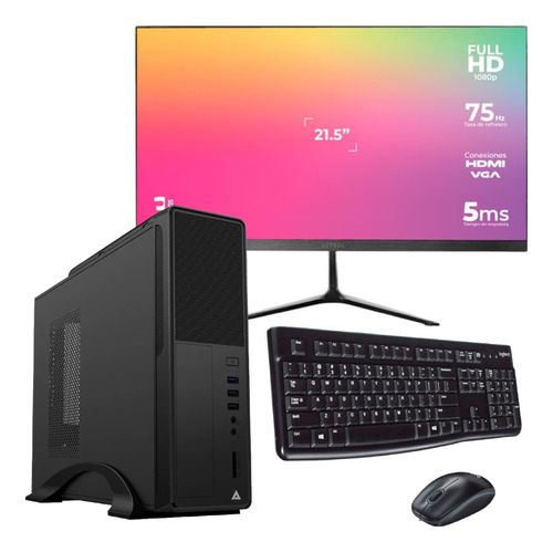 Cpu Intel Core I5 14400 Ram 16gb Ssd 480gb Monitor 21.5 Fhd