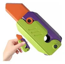 Comprar Navaja Spinner Cuchillo 3d Gravedad Fidget Toy Anti Estrés