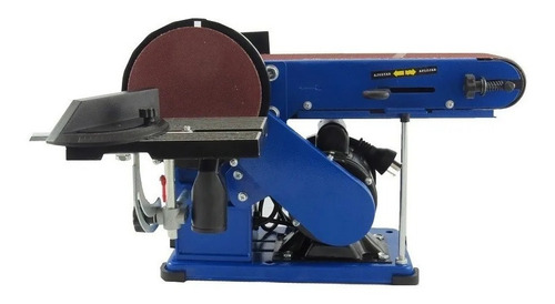 Imagen 1 de 3 de Lijadora de banda, de disco y de banco KLD KLDLB azul 50Hz 375W 220V