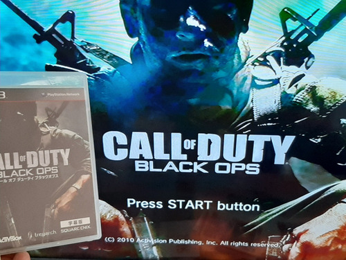 Call Of Duty Black Ops De Ps3 Japones,original,funciona. (Usado)