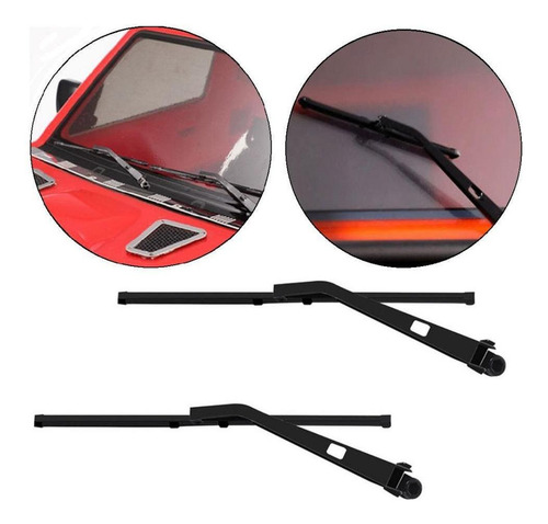 1 Par Rc Universal Parabrisas Limpiaparabrisas Set Para
