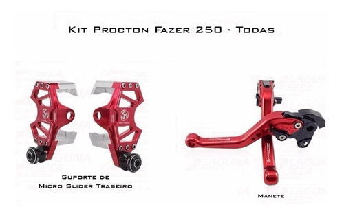 Suporte Traseiro Com Micro Procton E Manetes Para Fazer 250