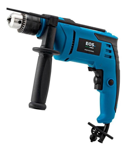 Furadeira De Impacto 127v 3/8pol 650w 10mm + Maleta C/brocas Cor Azul