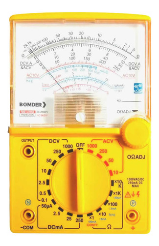 Multimetro Profissional Analógico 5 Funções Alerta Sonoro