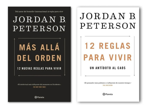 12 Reglas Para Vivir + Más Allá Del Orden Jordan Peterson.