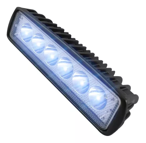 sustracción encuentro Pigmento Lampara Led Faro Auxiliar Barra De Luz Para Moto O Auto 18w