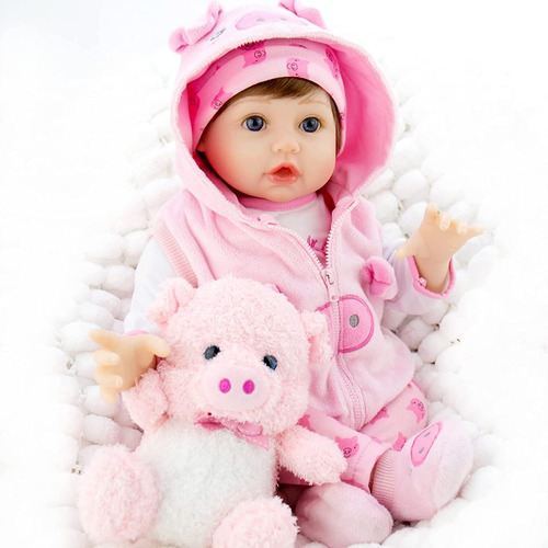 Muñecas De Bebé Reborn Realistas De 22 Pulgadas Con Peso Rea