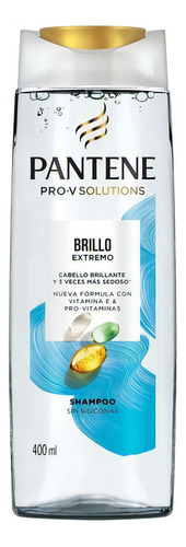 Shampoo Pantene Brillo Extremo Pro-v Solutions 400 Ml